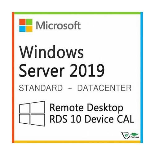 Orijinal Microsoft Windows Server 2019 RDS CALL 10 Kullanýcý BÝREYSEL