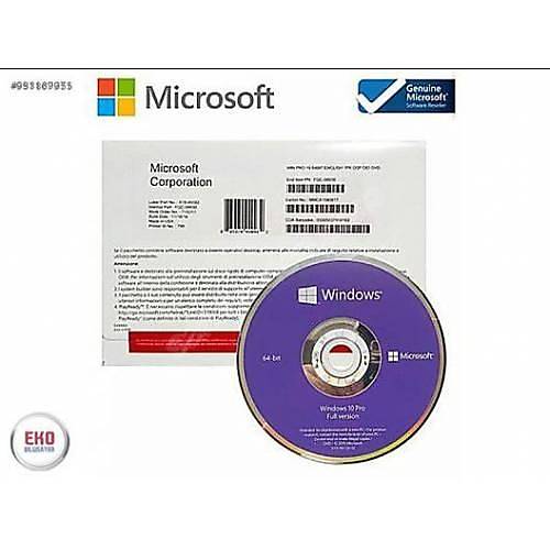 Microsoft Windows 10 Pro OEM DVD Kutu FQC-08977