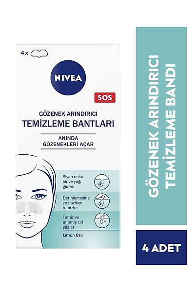 Nivea Siyah Nokta &Temizleyici Burun Band