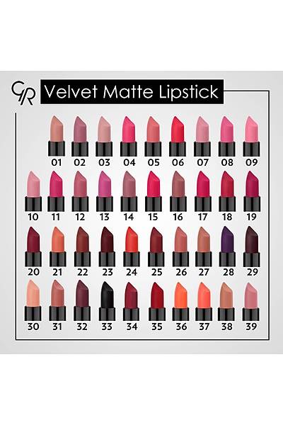 Golden Rose Velvet Matte Lipstick-16 Velvet Teddy-Mat Ruj