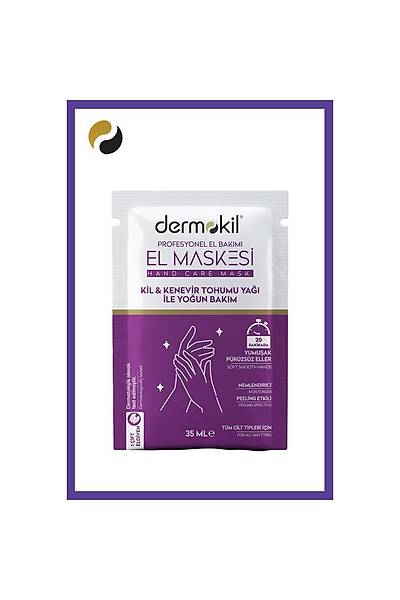 DERMOKL Kil ve Kenevir Yal Peeling Etkili El Maskesi 35 ml