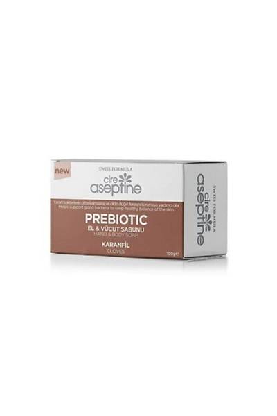 Cire Aseptine Prebiotic El Ve Vcut Sabunu Karanfil 100g