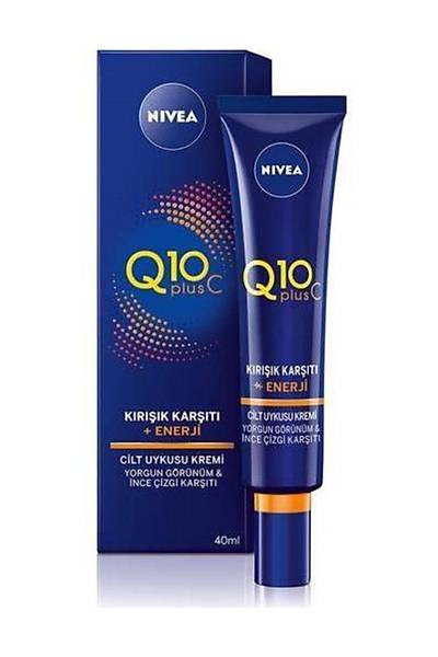 Nivea Q10+ C Krk Kart Enerji Cilt Uykusu Kremi 40 ml