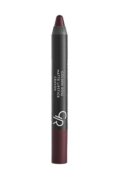 Golden Rose Matte Lipstick Crayon-02 Dark Wine-Mat Kalem Ruj