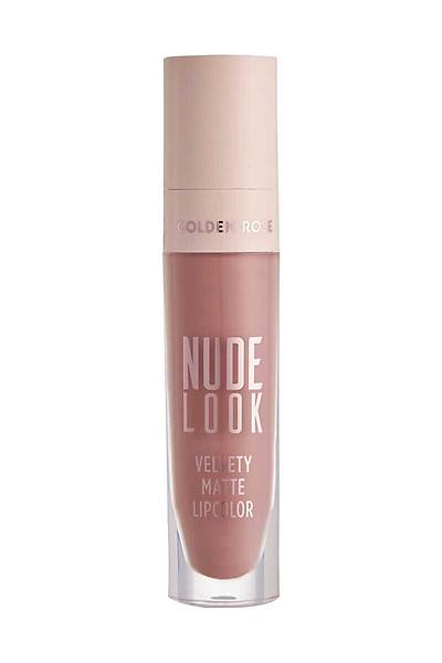 Golden Rose Nude Look Velvety Matte Lipcolor-03 Rosy Nude-Likit Mat Ruj