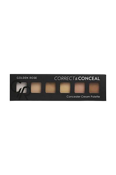 Golden Rose Correct&Conceal Concealer Cream Palette-01 Light To Medium-Kapatc Krem Palet