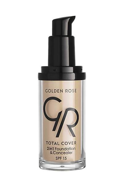 Golden Rose Total Cover 2in1 Foundation&Concealer-11 Nude-Kapatc Fondten