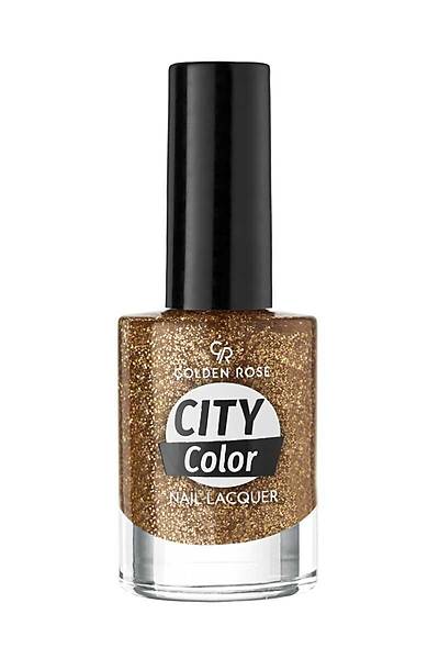 Golden Rose City Color Nail Lacquer Glitter-107-Iltl Oje