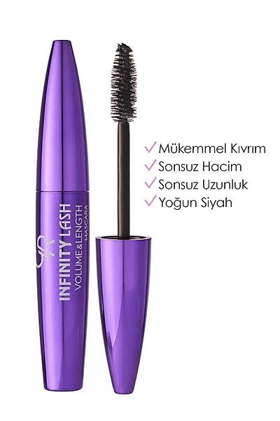 Golden Rose infinity Lash Volume&Length Mascara-Black-Kvrm Veren Maskara