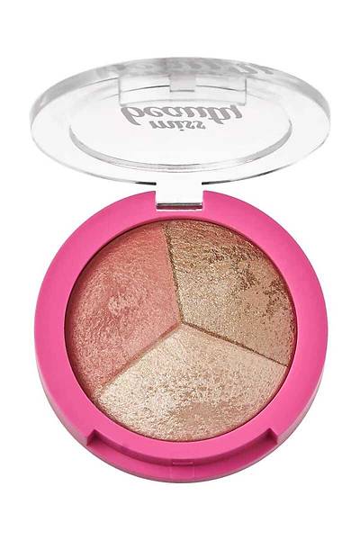 Golden Rose Miss Beauty Glow Baked Trio-Glow Baked Trio-Allk Bronzlatrc Aydnlatc