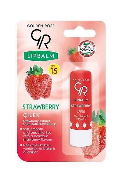 Golden Rose Lip Balm-04 Strawberry-Dudak Nemlendiricisi