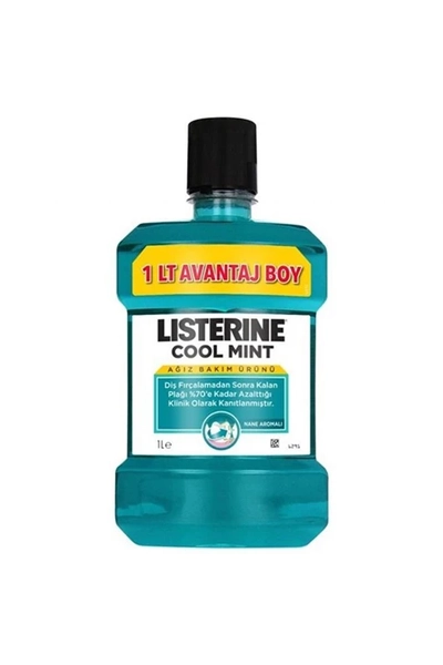 LISTERINE Cool Mint Nane Aromal Az Bakm Suyu 1000 ml