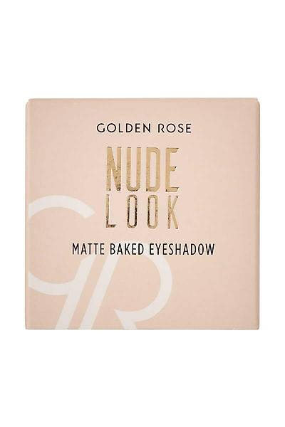 Golden Rose Nude Look Matte Baked Eyeshadow-Caramel Nude-Tekli Mat Far