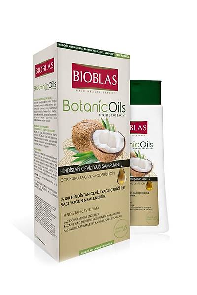 Bioblas  - Botanicoils Hindistan Cevizi Yal ok Kuru Salar iin ampuan 360 ml