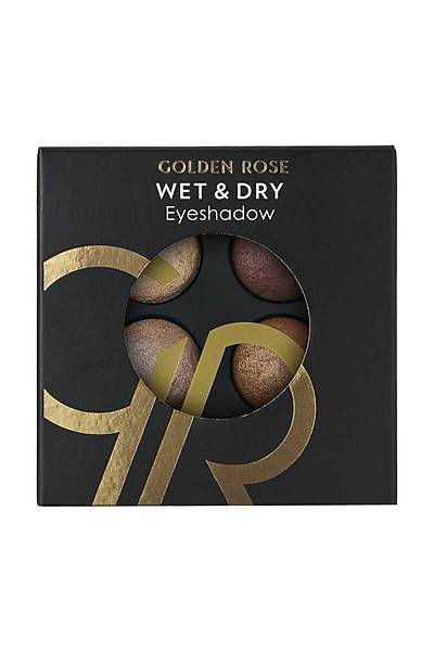 Golden Rose Wet&Dry Eyeshadow-03 Brown Line-Islak Kuru Far Paleti