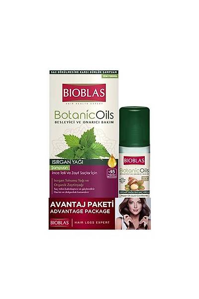 Bioblas ampuan Botanic Oils Isrgan Ya 360ml + Argan Yal Sv Sa Kremi 200ml