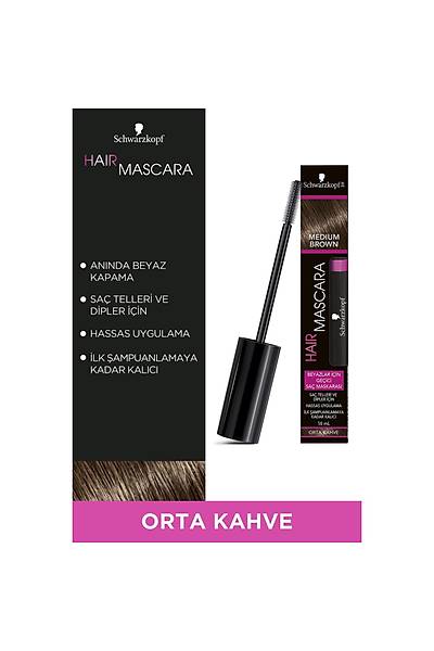 Schwarzkopf Sa Maskaras Orta Kahve