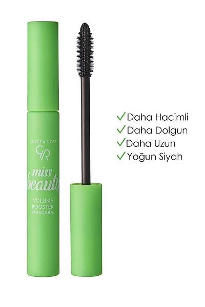 Golden Rose Miss Beauty Volume Booster Mascara-Black-Hacim Veren Maskara