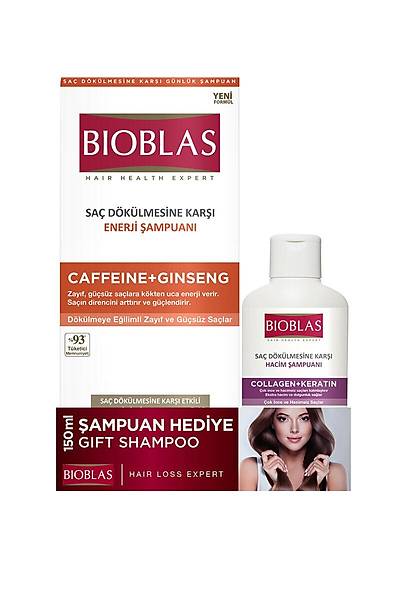 Bioblas Caffeine+ Ginseng Sa Dklmesine Kar Enerji ampuan 360 ml + 150 ml Hediyeli