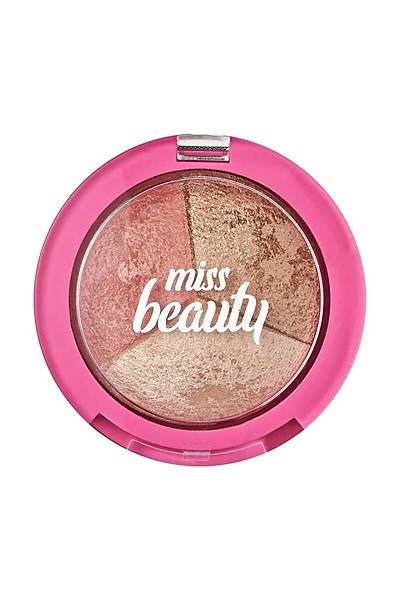 Golden Rose Miss Beauty Glow Baked Trio-Glow Baked Trio-Allk Bronzlatrc Aydnlatc