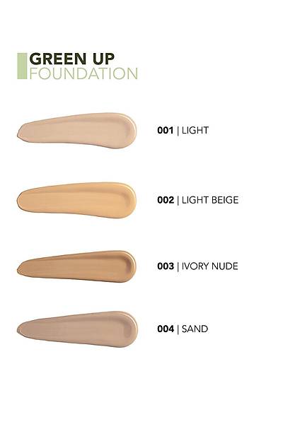 GREEN UP FOUNDATION 003 IVORY NUDE