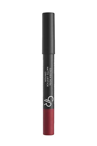 Golden Rose Matte Lipstick Crayon-20 Burgundry-Mat Kalem Ruj