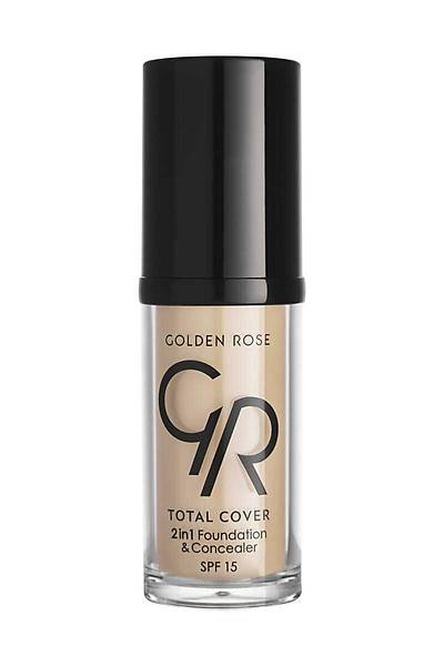 Golden Rose Total Cover 2in1 Foundation&Concealer-11 Nude-Kapatc Fondten