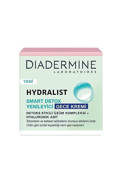 Diadermine Hydralst Smart Detox Gece Kremi 50 ml