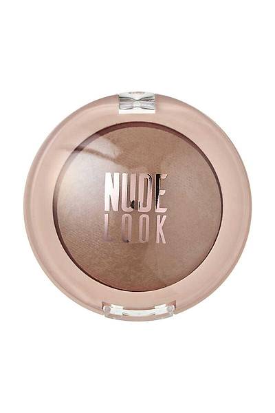 Golden Rose Nude Look Matte Baked Eyeshadow-Caramel Nude-Tekli Mat Far