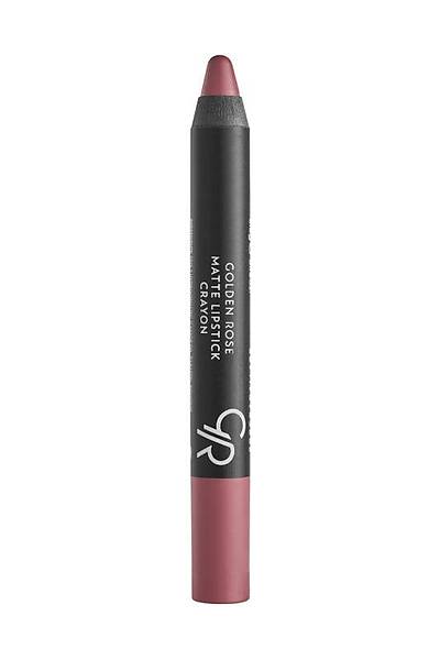 Golden Rose Matte Lipstick Crayon-22 Cotton Pink-Mat Kalem Ruj