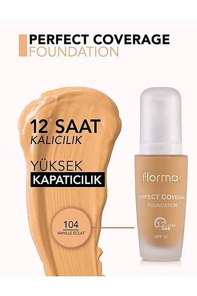 Perfect Coverage Foundation Vanille Eclat Fondten 104