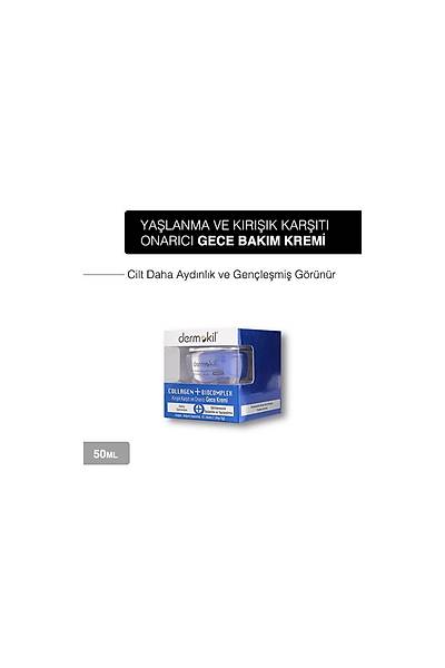 DERMOKL Collagen+Biocomplex Krk Kart ve Onarc Gece Kremi 50 ml