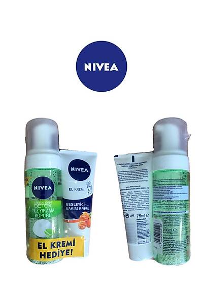 Nivea Urban Skin Detox Yz Ykama Kp 150 ml+Besleyici Bakm Kremi Hediyeli