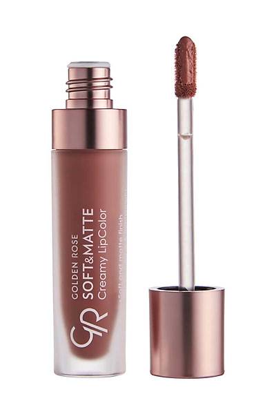 Golden Rose Soft&Matte Creamy Lipcolor-104 Rustic Brown-Likit Mat Ruj