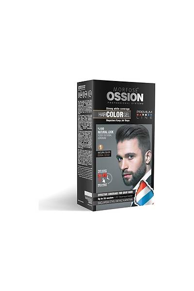 MORFOSE OSSION PR.BARBER ERKEK SA JEL BOYA DOAL SYAH NO:1 KIT 40 ML