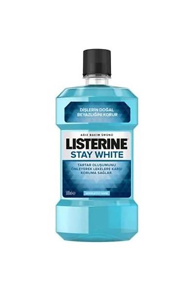 LISTERINE Stay White Serinletici Nane Az Bakm Suyu 500 ML