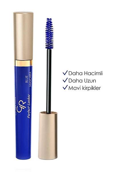 Golden Rose Perfect Lashes Blue Mascara-Blue-Renkli Maskara