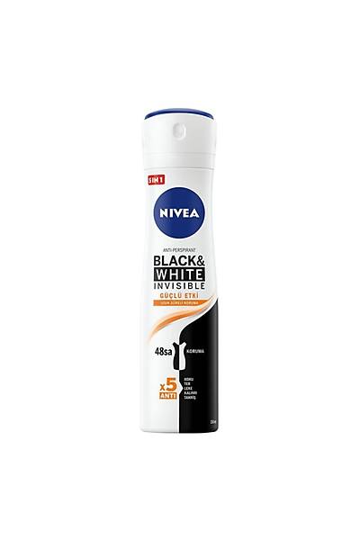 Nivea Black & White Invisible Gl Etki 48H Kadn Deodorant 150ml