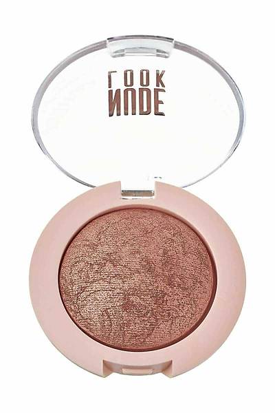 Golden Rose Nude Look Pearl Baked Eyeshadow-02 Rosy Bronze-Tekli Sedefli Far