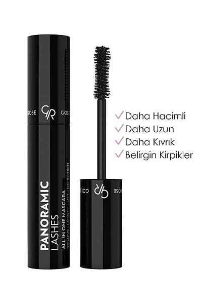 Golden Rose Panoramic Lashes All in One Mascara-Black-Uzunluk Veren Maskara