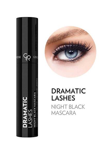 Golden Rose Dramatic Lashes Night Black Mascara-Black-Hacim Veren Maskara