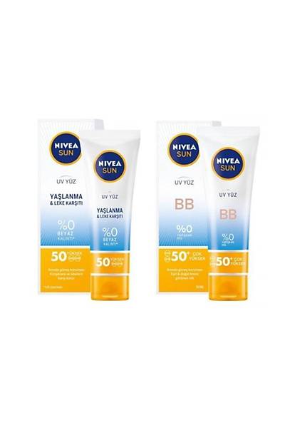 Nivea Sun Yalanma Leke Kart & Bb Yz Kremi 50+50ml