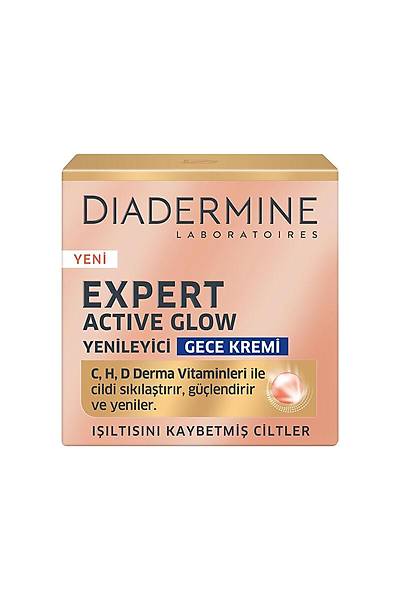 Diadermine Expert Active Glow Yenileyici Gece Kremi 50 ml