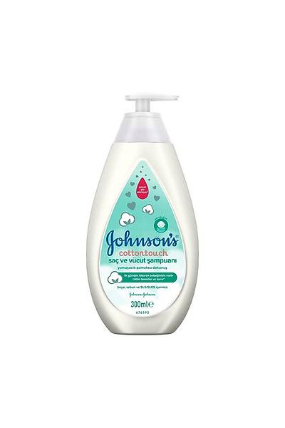 Johnson's Bebek CottonTouch Sa ve Vcut ampuan 300 ML