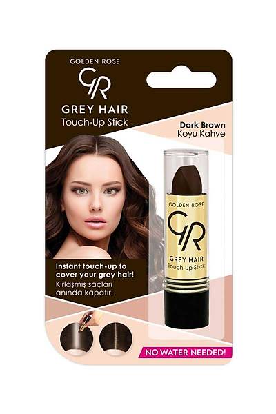 Golden Rose Grey Hair-02 Dark Brown-Beyaz Kapatc