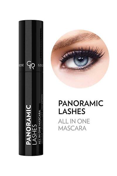 Golden Rose Panoramic Lashes All in One Mascara-Black-Uzunluk Veren Maskara