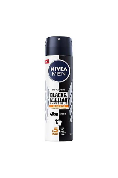 Nivea Men Black&White Invisible Gl Etki Erkek Deodorant 150ml