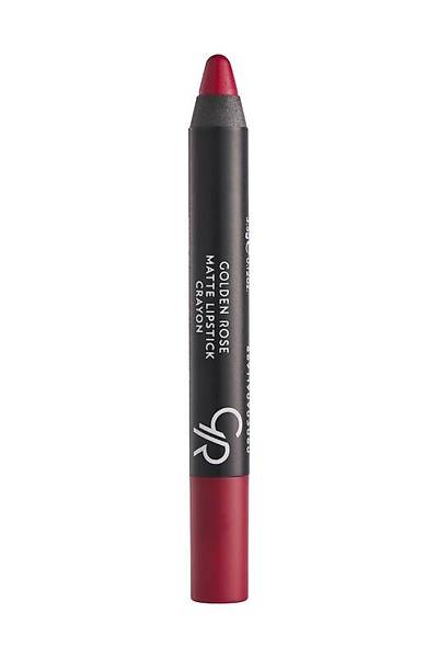 Golden Rose Matte Lipstick Crayon-07 Crimson-Mat Kalem Ruj