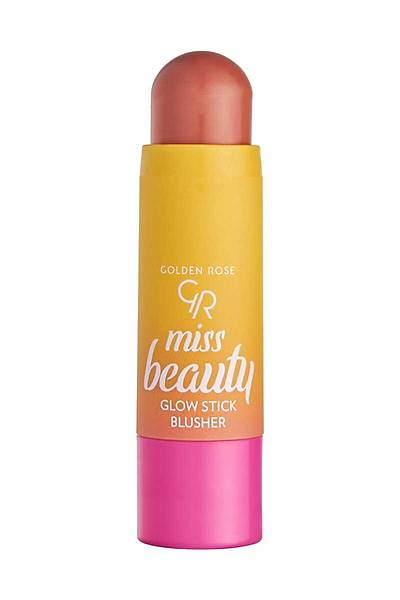 Golden Rose Miss Beauty Glow Stick Blusher-01 Peach Flash-Stik Allk