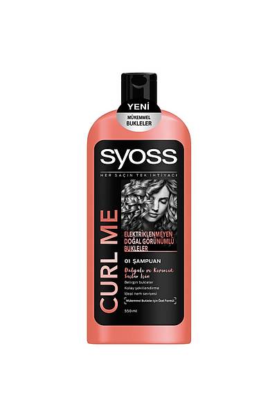 Syoss Curl Me Elektriklenmeyen Doal Grnml Bukleler in ampuan 550 ml